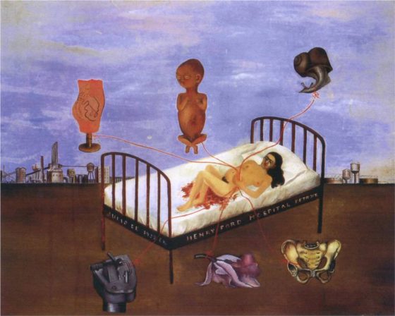 Frida Kahlo, Henry Ford Hospital, 1932 